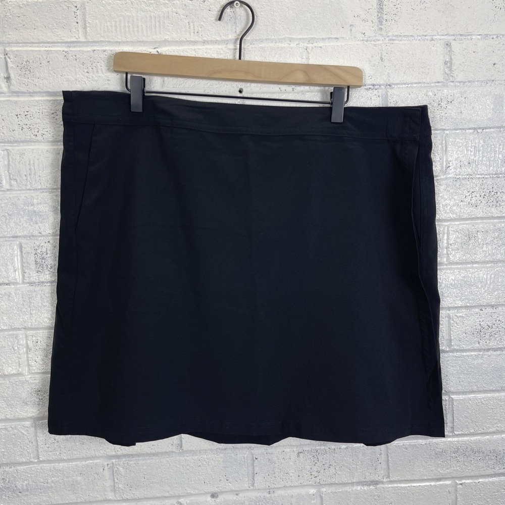 Rip Skirt Black Wrap Skirt Womens Size XXL Pockets Cover Up Beach Resort